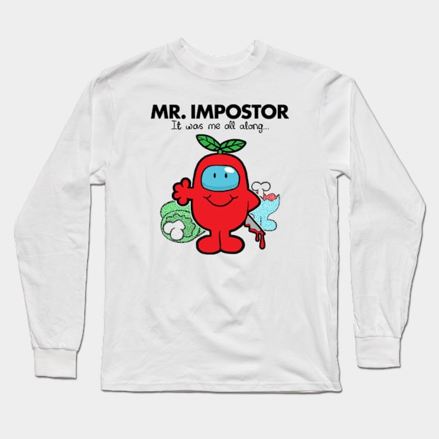 Mr Impostor Long Sleeve T-Shirt by DCLawrenceUK